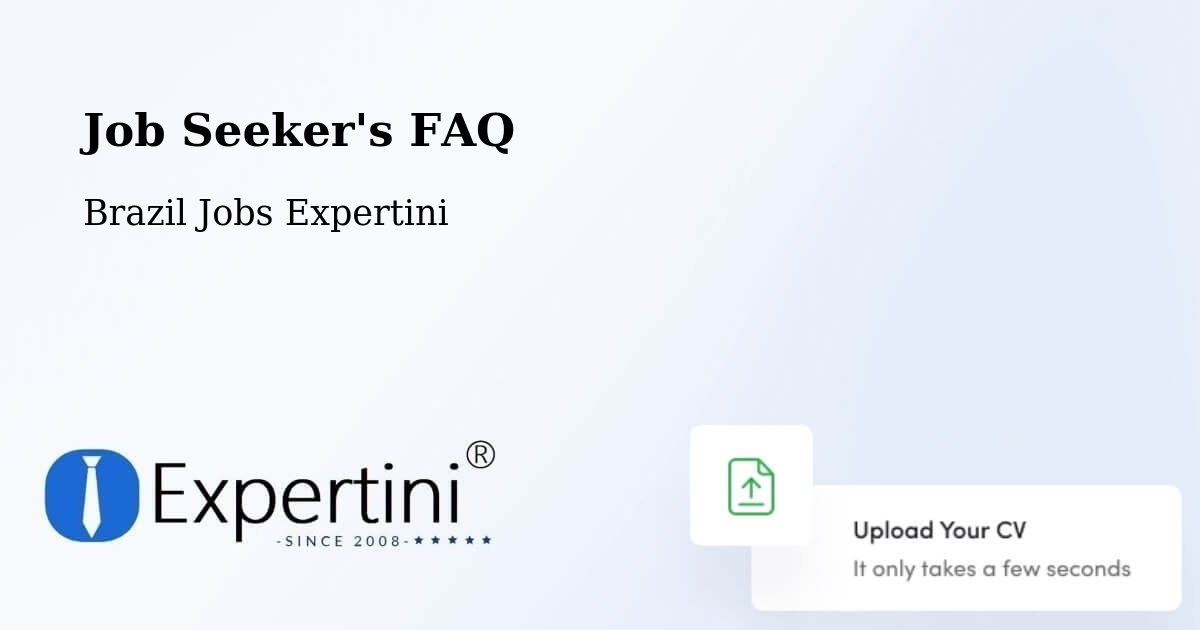 Job Seeker FAQ – Benevides - Brazil Jobs Expertini